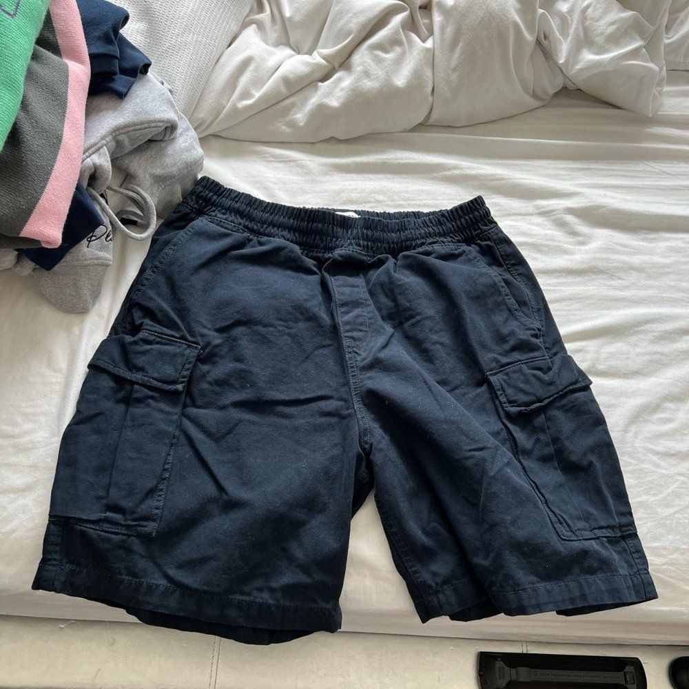 Weekday Mens Navy Shorts